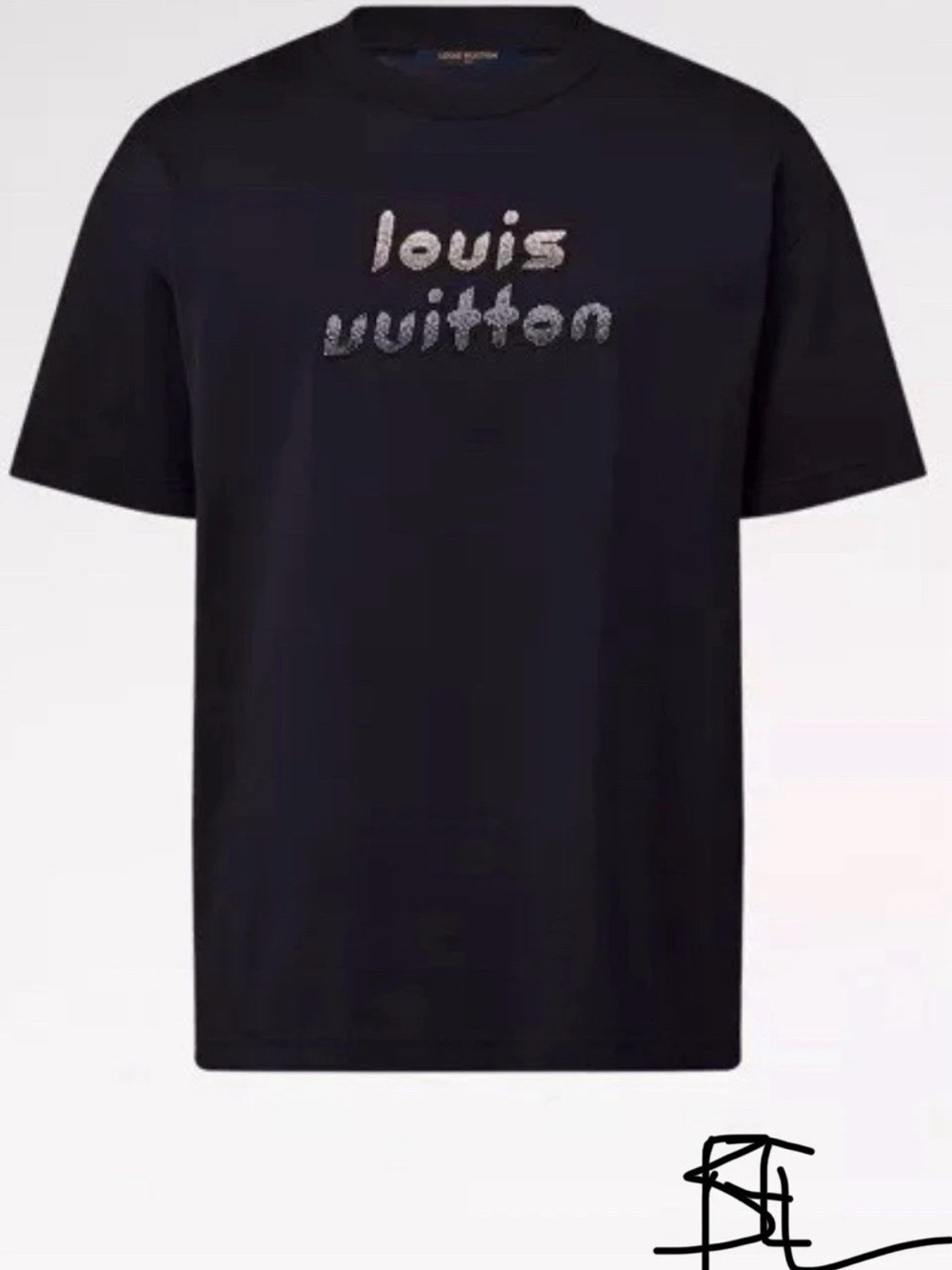 Louis Vuitton Bead Embroidered Graphic limited edition tshirt XS